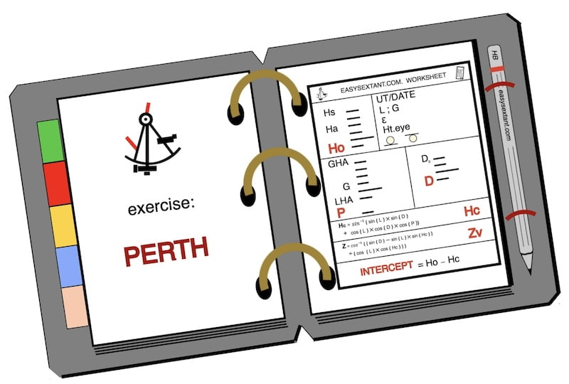 Decorative image with the name of the celestial Sunsight exercise on this page. There are a total of eight identical exercises.