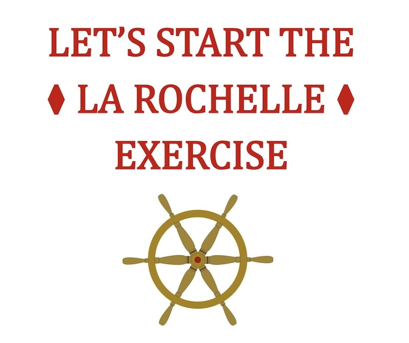 Decorative Image: Let's start the -La Rochelle- exercise
