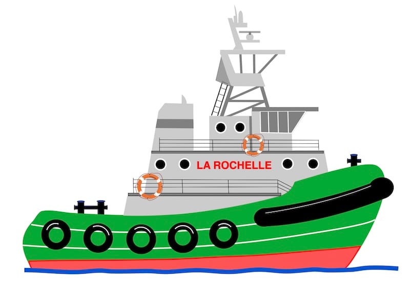 decorative image: tug "La Rochelle"