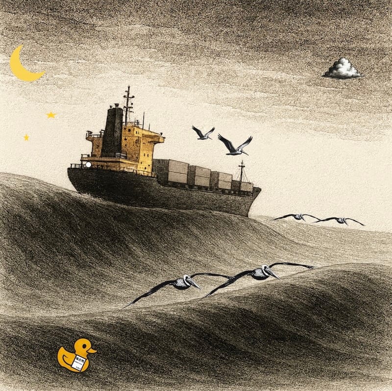 From drifting ducks — part of 28,000 toys lost in the Pacific — to invisible swells, the ocean carries stories across the world.