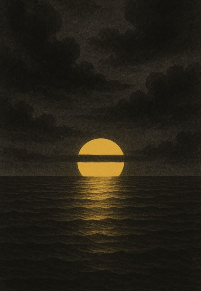 The cat eye, sunset
