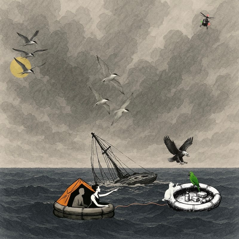 decorative image: distress at sea 1